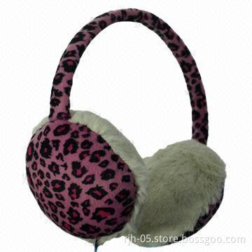 Winter fashion earmuffs headset with fur